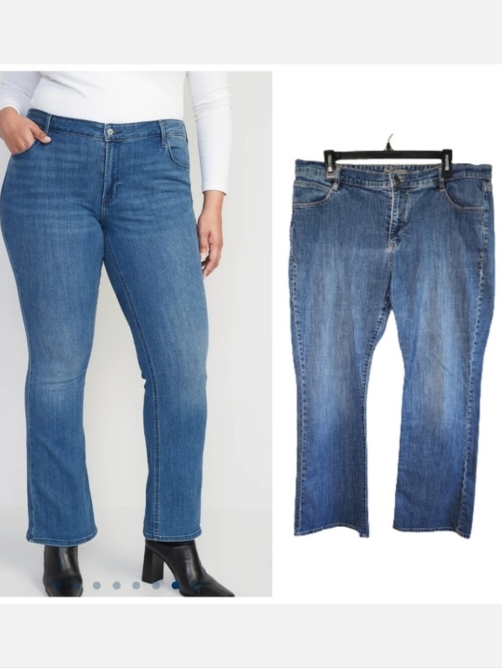 Old Navy Plus Size The Dreamer Mid-rise boot cut jeans women's plus size 16